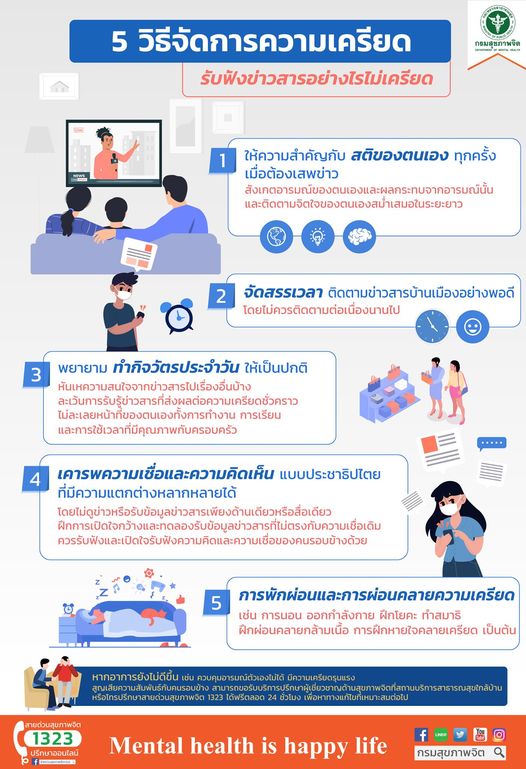 5 วิธี จัดการความเครียด 5 วิธี จัดการความเครียด